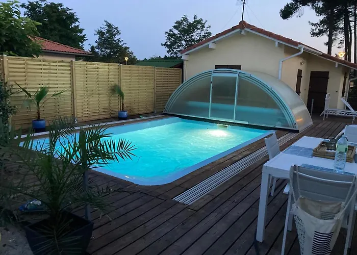 Villa !villa 4*mimizan/piscine Chauffee/wifi/plage A 5mn/clim Mimizan-Plage